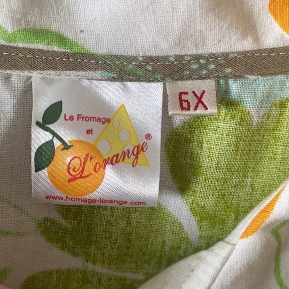le fromage et L'orange dress UNIQUE 6x - Picture 8 of 8